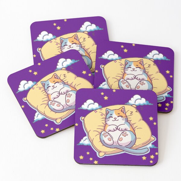 Item preview, Fancy cat sleeps comfortably. designed and sold by atika-atk.