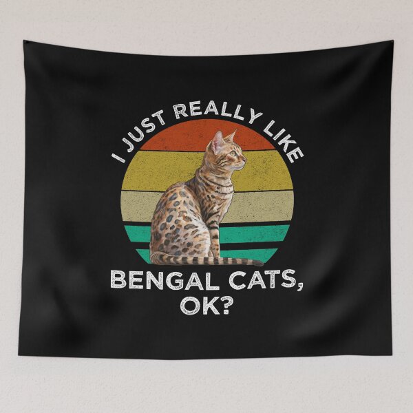 Item preview, I Just Really Like Bengal Cats, OK? designed and sold by Cat Lady Designs.