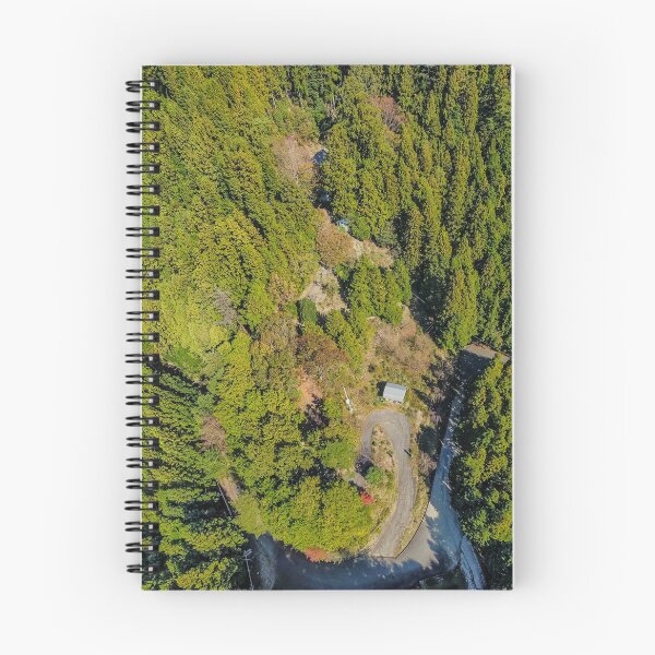 Item preview, Temples 11 & 12 - Hiking the Ohenro Trail - Rest Area Aerial Shot designed and sold by Japaholic.