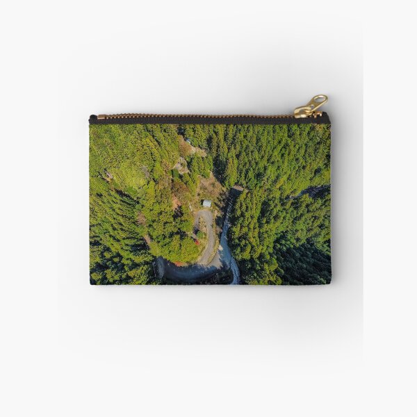 Item preview, Temples 11 & 12 - Hiking the Ohenro Trail - Rest Area Aerial Shot designed and sold by Japaholic.