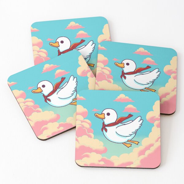 Item preview, little duck floating in the sky. designed and sold by atika-atk.