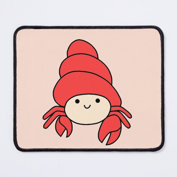 Item preview, Cute Smiling Hermit Crab designed and sold by elunemori.