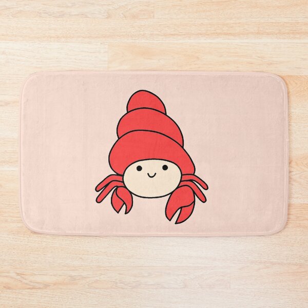 Item preview, Cute Smiling Hermit Crab designed and sold by elunemori.