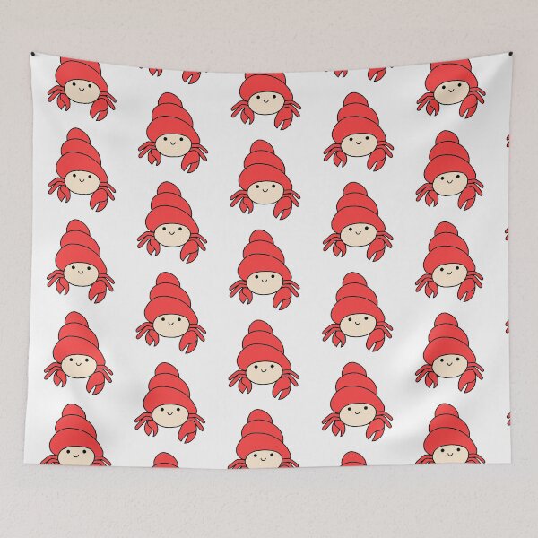 Item preview, Cute Smiling Hermit Crab designed and sold by elunemori.