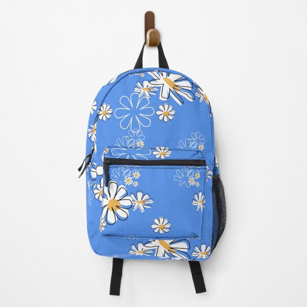 Item preview, Fresh White Daisies on Sky Blue Seamless Repeat Floral designed and sold by Sharon Schwalbe.
