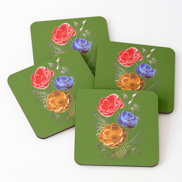 Item preview, The Tricolor Flowers designed and sold by doniainart.