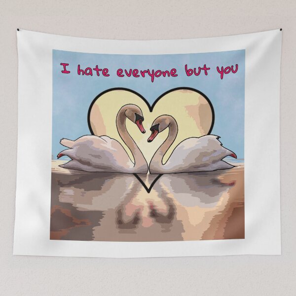 Item preview, Swan Love designed and sold by UnderbiteShop.
