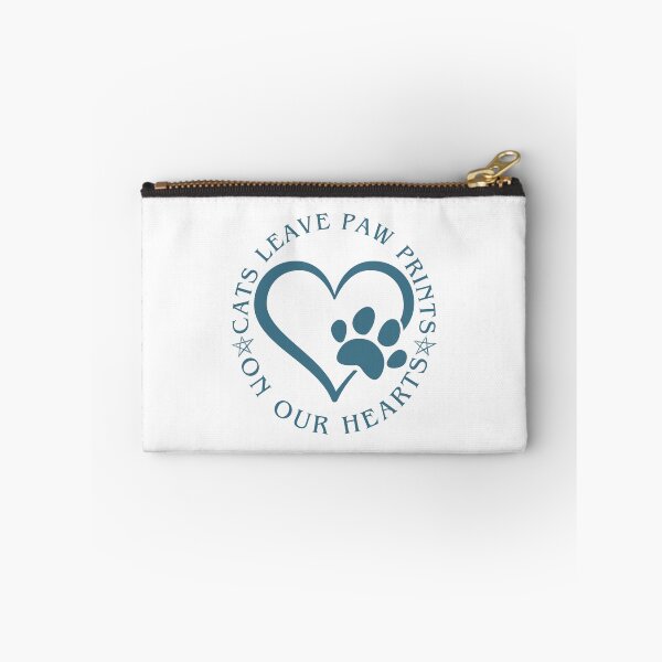 Item preview, Cats leave paw prints on our hearts. designed and sold by Haute-Modiste.