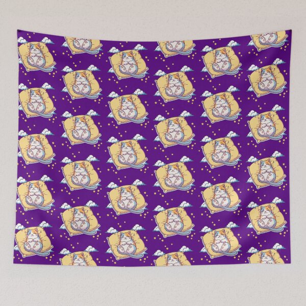 Item preview, Fancy cat sleeps comfortably. designed and sold by atika-atk.