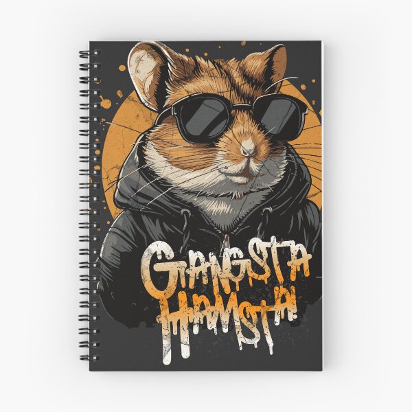 Item preview, Gangsta Hamsta - Cool Hip-Hop Rodent Art designed and sold by Sir Meow Meow.