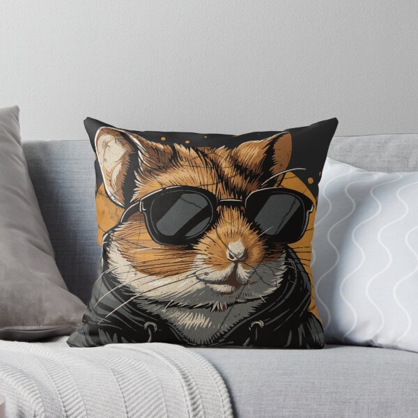 Item preview, Gangsta Hamsta - Cool Hip-Hop Rodent Art designed and sold by Sir Meow Meow.