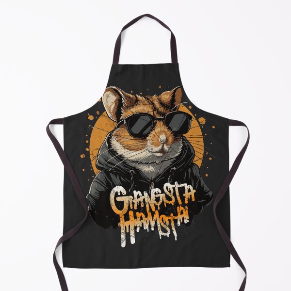 Item preview, Gangsta Hamsta - Cool Hip-Hop Rodent Art designed and sold by Sir Meow Meow.