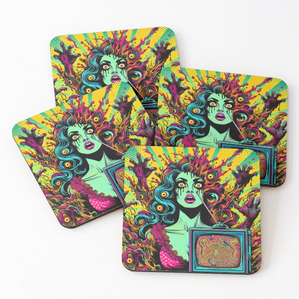 Item preview, Beautiful Trippy Psychedelic Attention Seeking Monster designed and sold by AIPixelMaster.