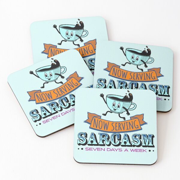 Item preview, Now Serving Sarcasm! Hilarious Retro Design designed and sold by MalmoDesigns.