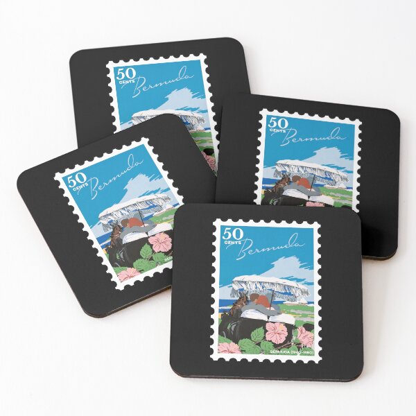 Item preview, Bermuda (1940-1950), vintage travel stamp designed and sold by RabbitK.