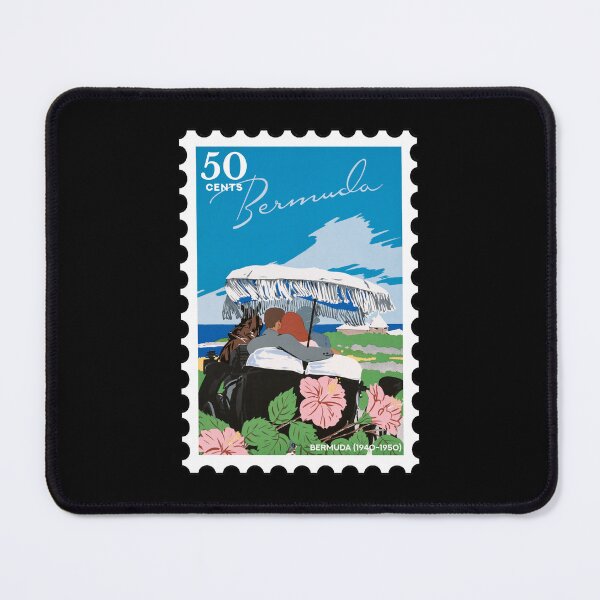 Item preview, Bermuda (1940-1950), vintage travel stamp designed and sold by RabbitK.