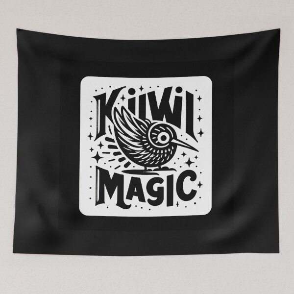 Item preview, Black and White Kiwi Magic  designed and sold by Traci Coxhead.