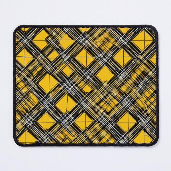 Item preview, Safari Sunset: Exotic Yellow and Grey Plaid designed and sold by ZipperDragon88.
