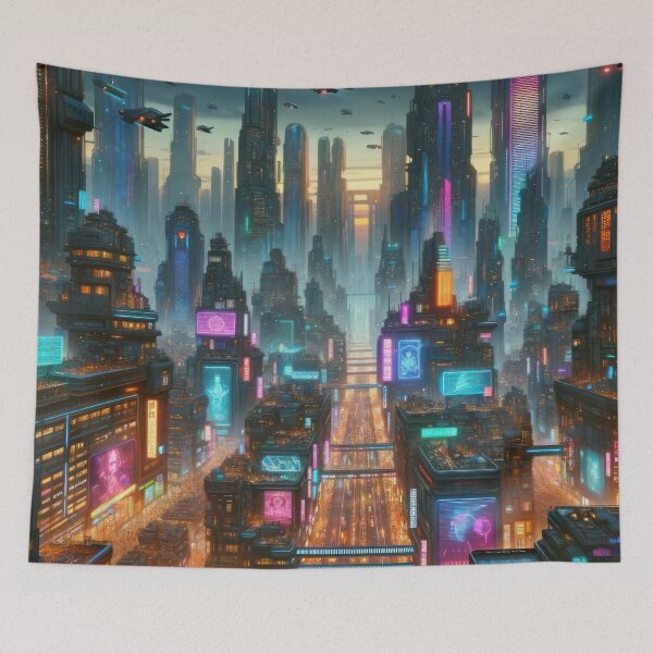 Item preview, Cyberpunk Dystopia designed and sold by shialove808.