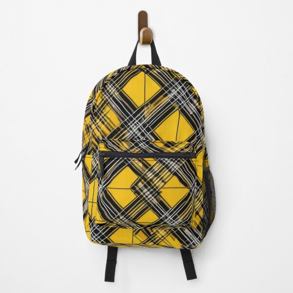 Item preview, Safari Sunset: Exotic Yellow and Grey Plaid designed and sold by ZipperDragon88.