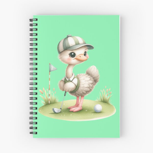 Item preview, Cute golf player - ostrich! designed and sold by fribabywonder.
