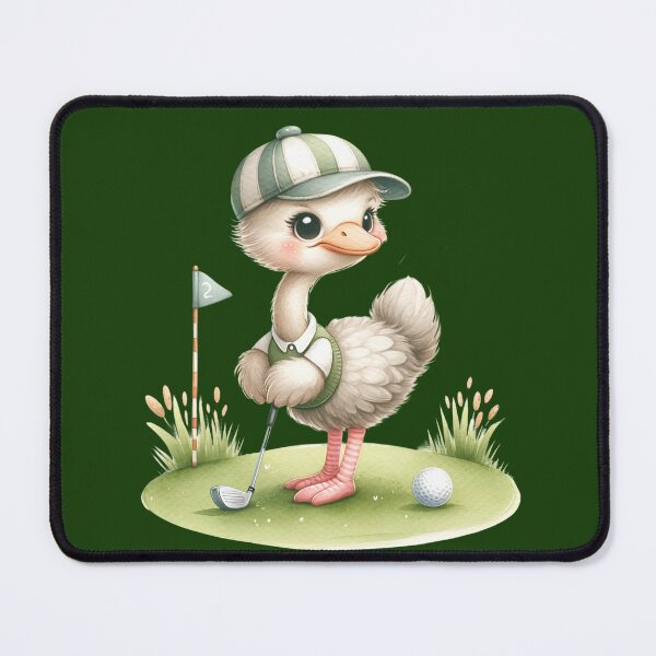 Item preview, Cute golf player - ostrich! designed and sold by fribabywonder.