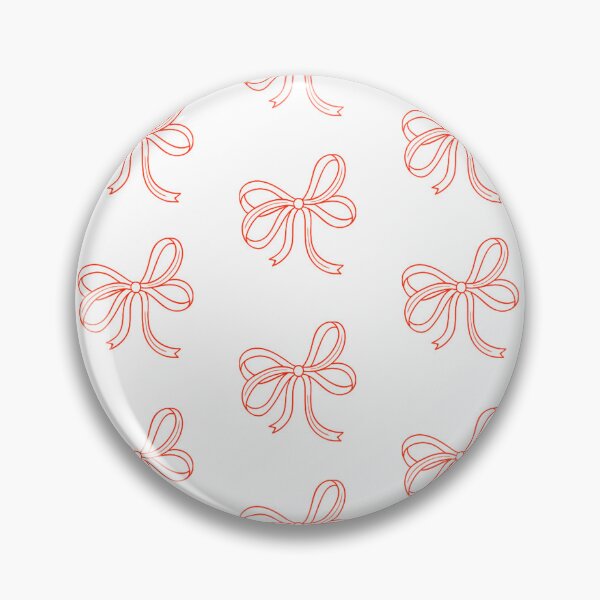 Item preview, Red White Hair Bow Aesthetic Pattern  designed and sold by Got2BSnazzy.