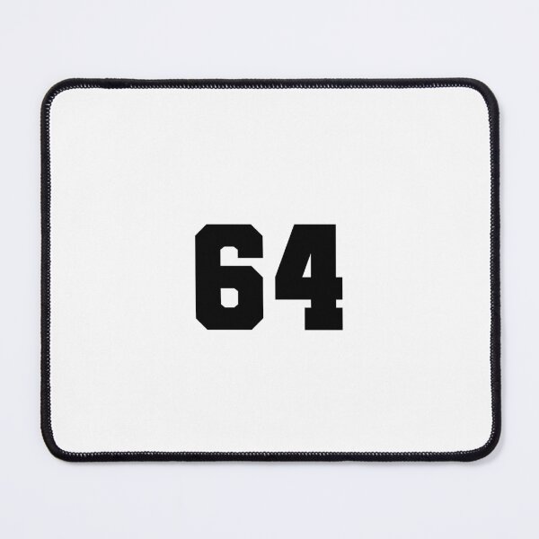 Item preview, 64, sixty four, black, soccer league designed and sold by Numbers-Art.