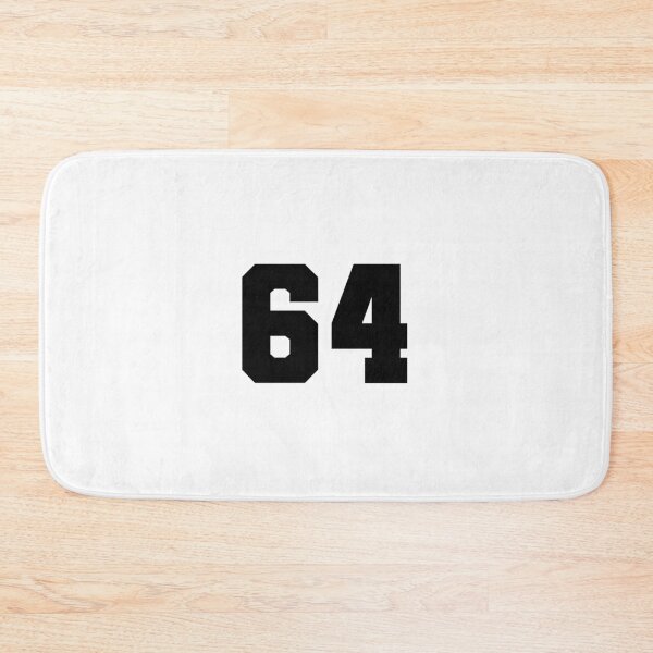 Item preview, 64, sixty four, black, soccer league designed and sold by Numbers-Art.