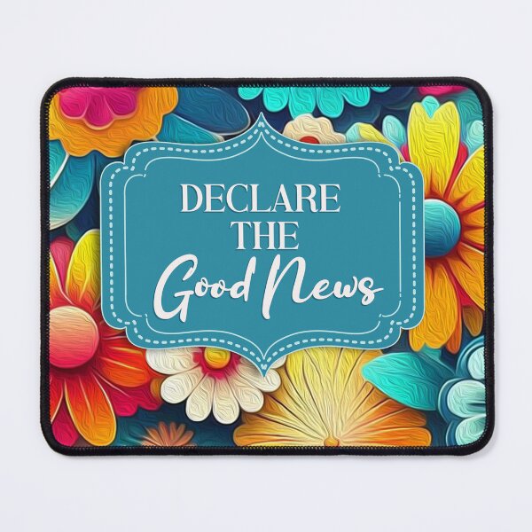 Item preview, REGIONAL CONVENTION DECLARE THE GOOD NEWS - FLORAL PATTERN designed and sold by Yesido.