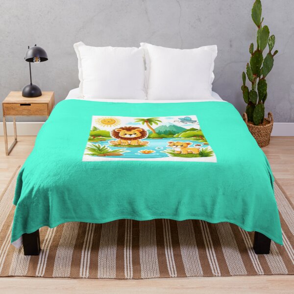 Item preview, Leones tiernos en la selva. designed and sold by moni0490.