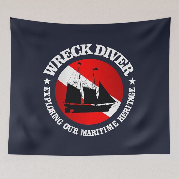 Item preview, Wreck Diver (rd) designed and sold by curranmorgan.