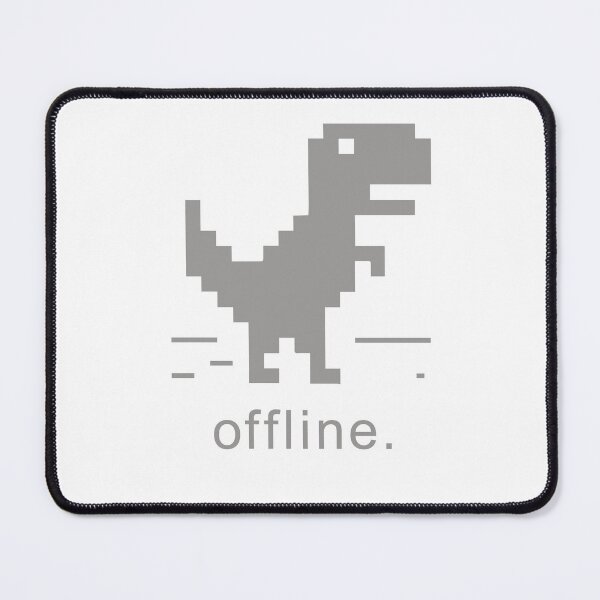 Item preview, Gray Offline 8 bit Dino designed and sold by EmilyFNM3D.