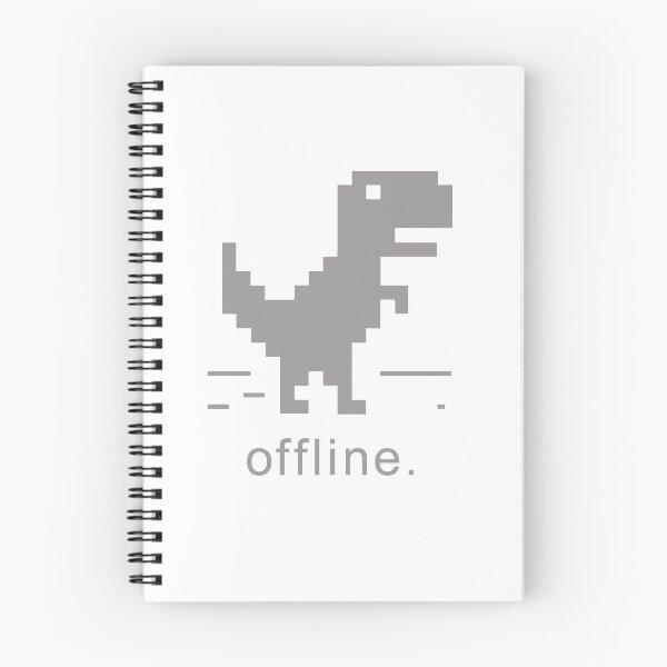 Item preview, Gray Offline 8 bit Dino designed and sold by EmilyFNM3D.