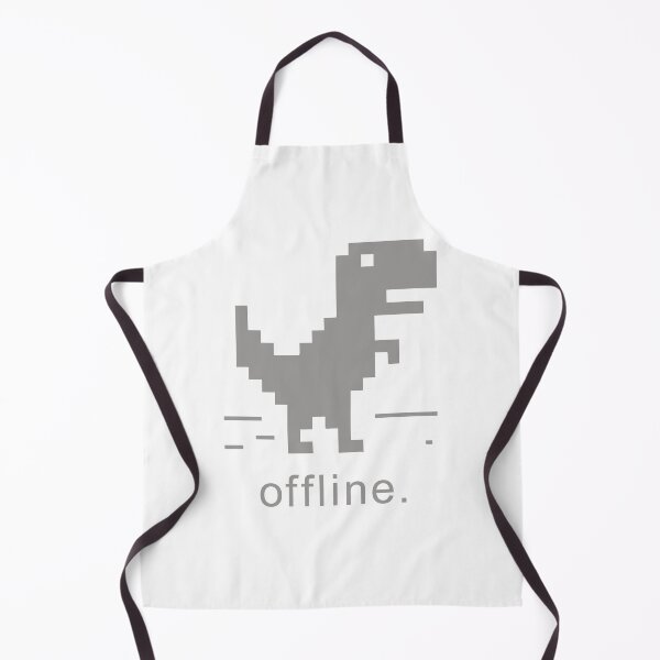 Item preview, Gray Offline 8 bit Dino designed and sold by EmilyFNM3D.