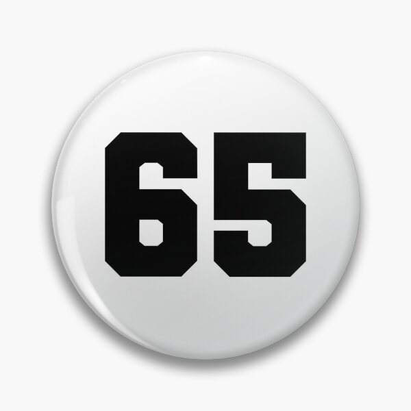 Item preview, 65, sixty five, black, soccer league designed and sold by Numbers-Art.