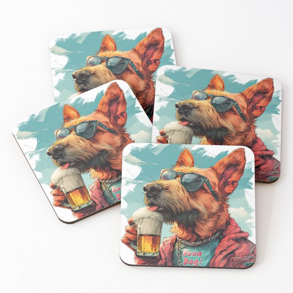 Item preview, Hoon dog drinking a beer designed and sold by TheOosh.