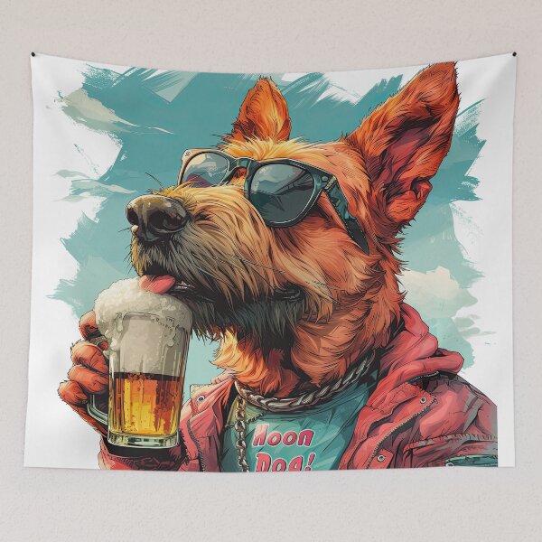 Artikelvorschau, Hoon-Hund trinkt ein Bier entworfen und verkauft von TheOosh.