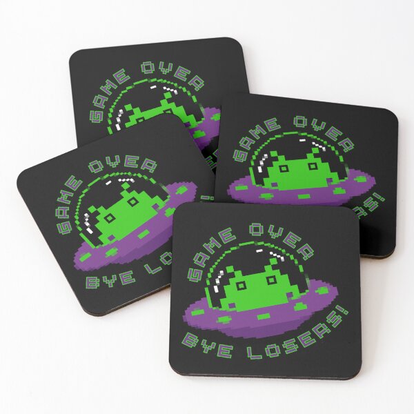 Item preview, SPACE INVADERS, GAME OVER... BYE LOSERS! designed and sold by bessartex.