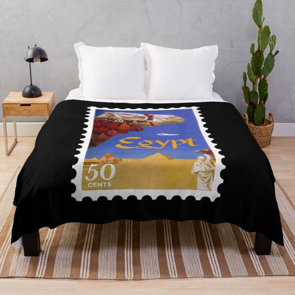 Item preview, Egypt, vintage travel stamp designed and sold by RabbitK.