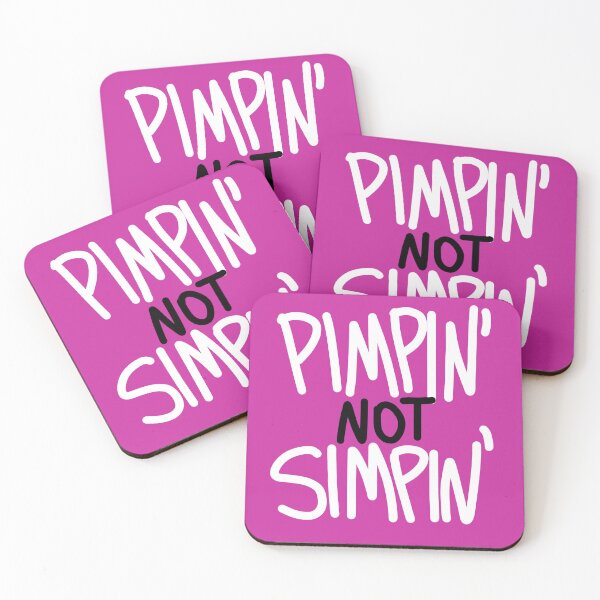 Item preview, PIMPIN' NOT SIMPIN' designed and sold by ArtByOregano.