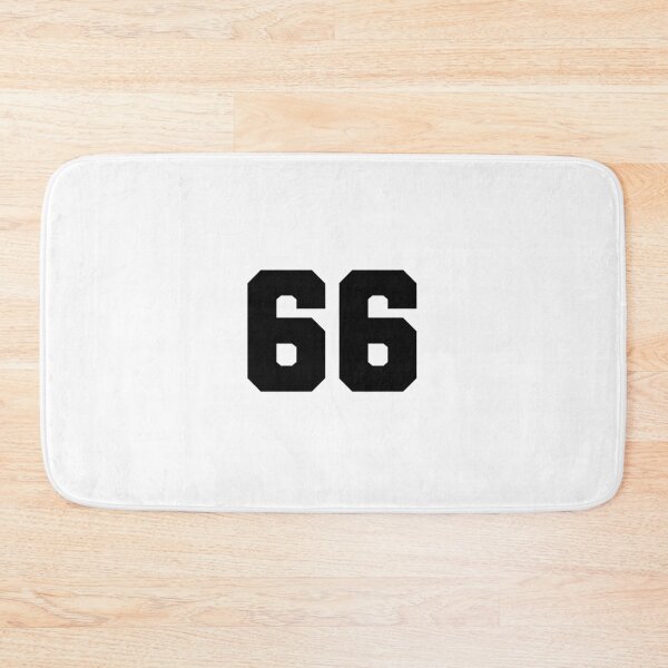 Item preview, 66, sixty six, black, soccer league designed and sold by Numbers-Art.