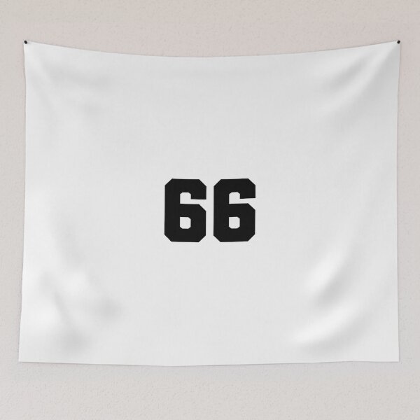 Item preview, 66, sixty six, black, soccer league designed and sold by Numbers-Art.