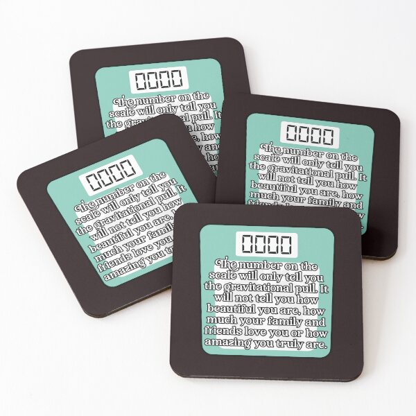 Item preview, The number on the scale: Motivational quote about weight designed and sold by JoyOfHopeStore.