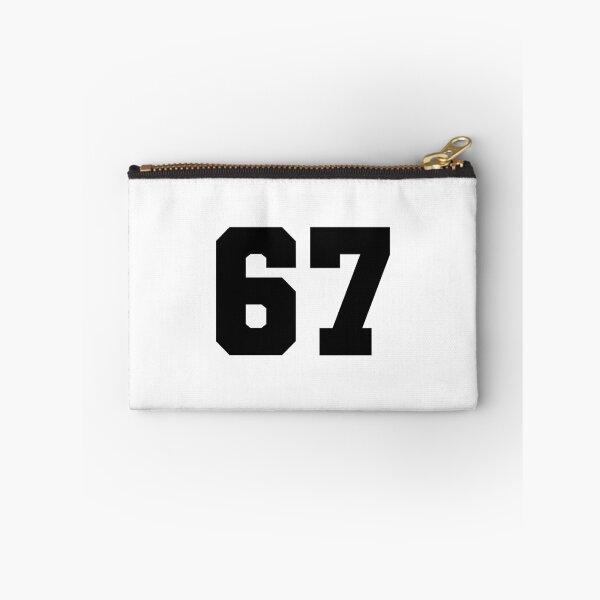 Item preview, 67, sixty seven, black, soccer league designed and sold by Numbers-Art.