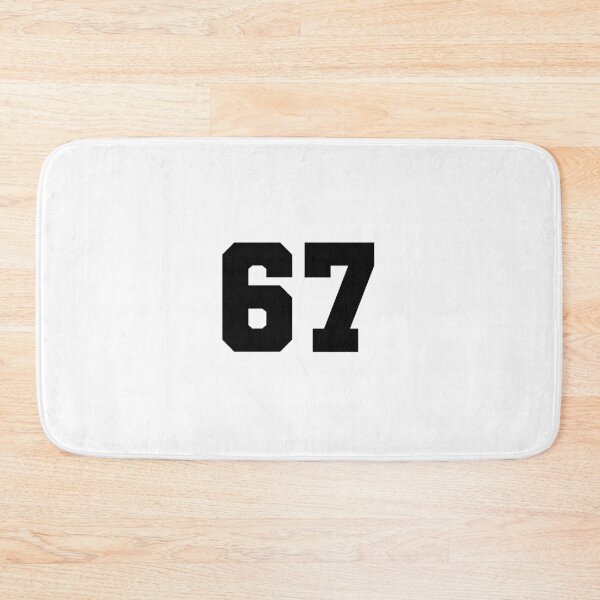 Item preview, 67, sixty seven, black, soccer league designed and sold by Numbers-Art.