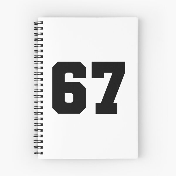 Item preview, 67, sixty seven, black, soccer league designed and sold by Numbers-Art.
