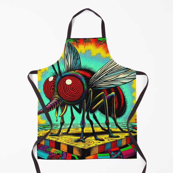 Item preview, Trippy Freaky Psychedelic Giant Fly designed and sold by AIPixelMaster.
