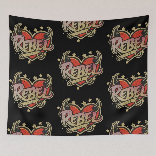 Item preview, Rebel At Heart designed and sold by PlanetMarker.