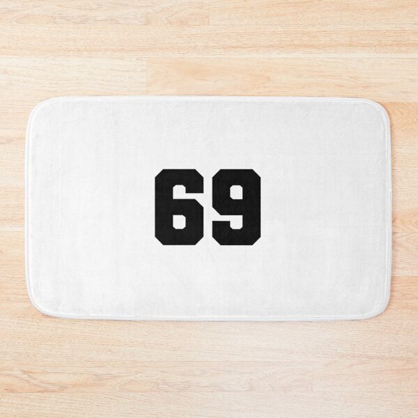 Item preview, 69, sixty nine, black, soccer league designed and sold by Numbers-Art.